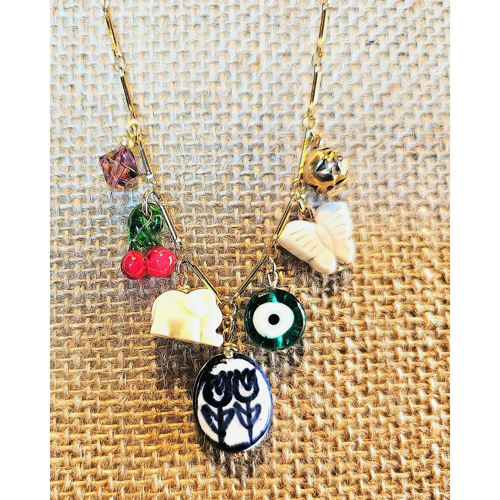 Found Objects Charm Necklace